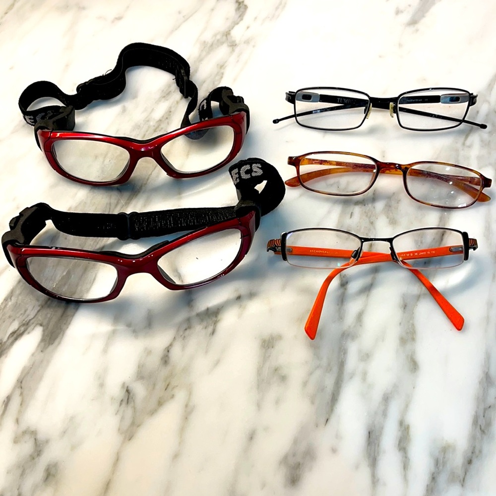 Lot of childrens prescription glasses gently used